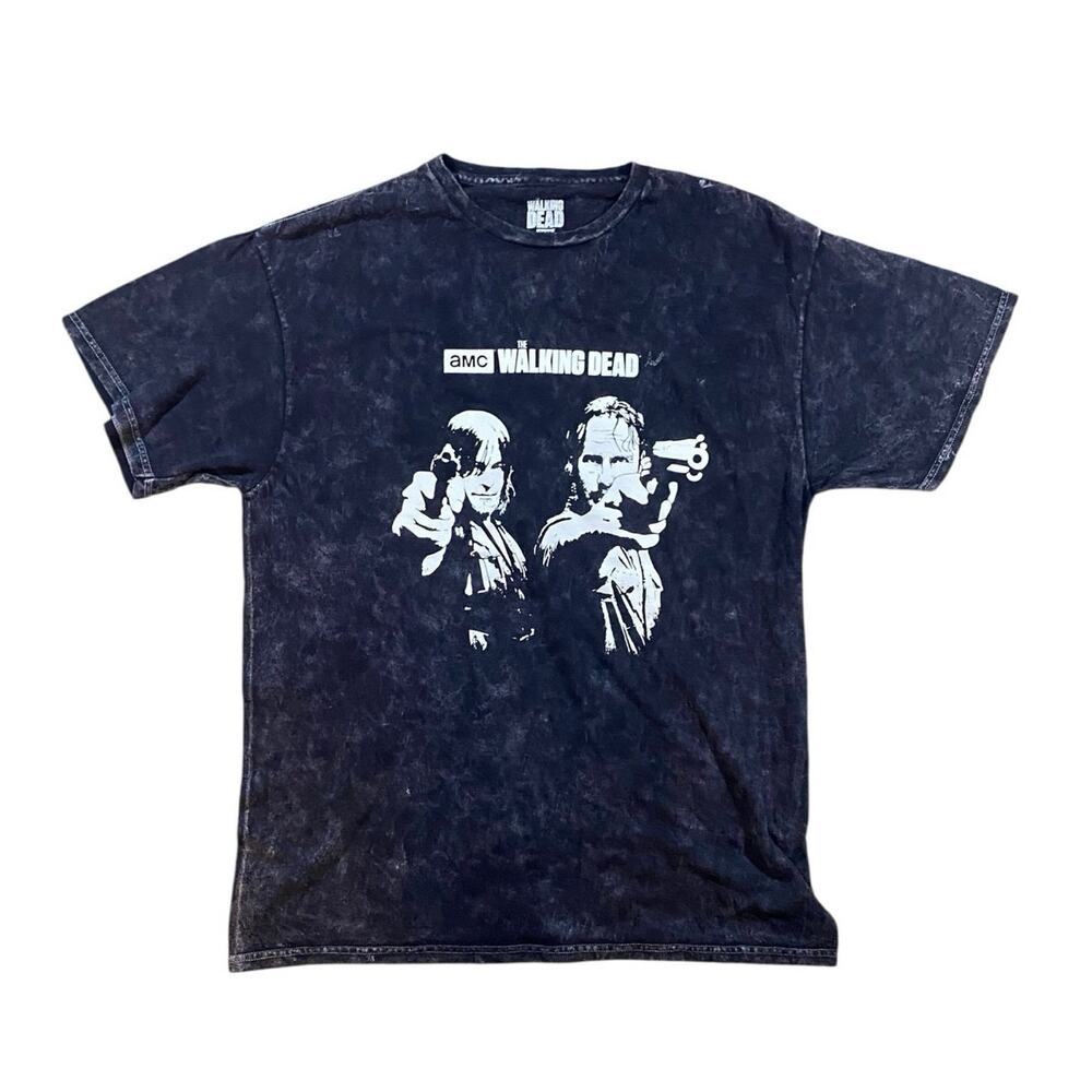 Retro Y2K Walking Dead Rick & Daryl T-shirt - M